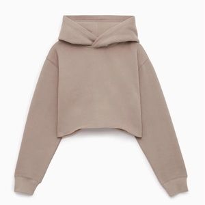 aritzia tna cropped hoodie